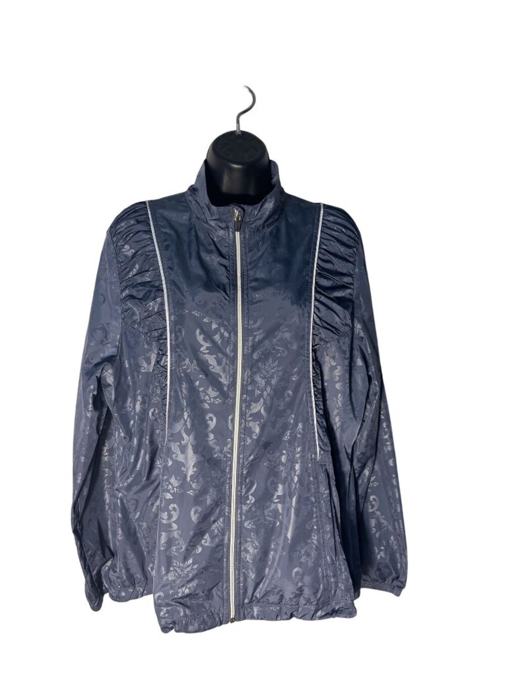 Lucy XL Lightweight Zip-Up Jacket With Floral Pattern & Reflective Details